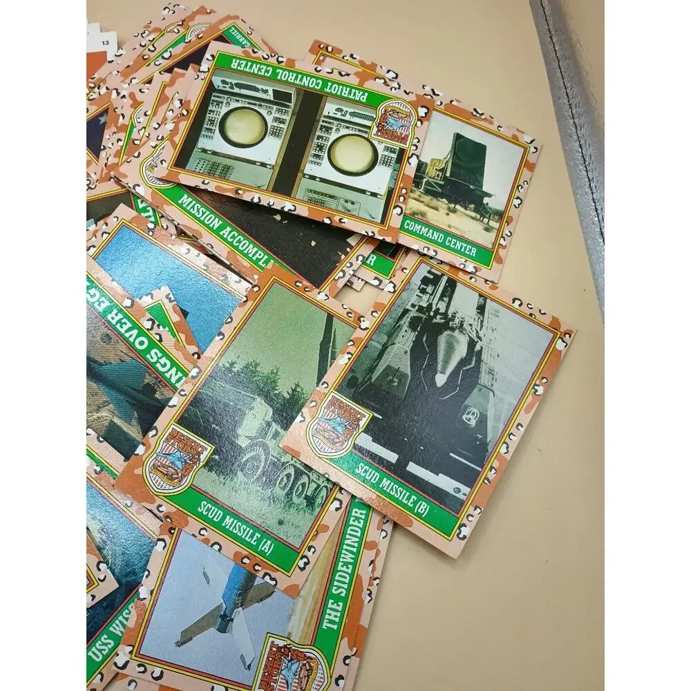 Vintage Desert Storm Trading Cards Set -Complete Set